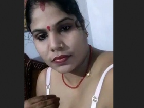 Beautiful bhabhi from the village in action