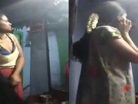 Tamil village girl shows off her skills in nude video