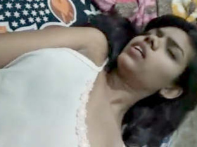 Adorable girlfriend gives enthusiastic oral and intercourse to her boyfriend