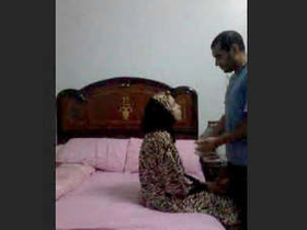 Elderly couple engages in sexual activity at a hotel