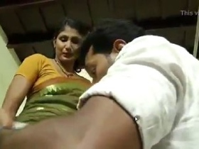 Tamil sex film featuring a young man masturbating