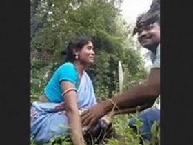 Outdoor Odia couple has passionate sex in public place