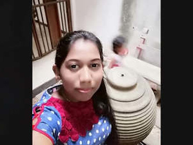 Watch a hot teen girl in a video call on Dezo