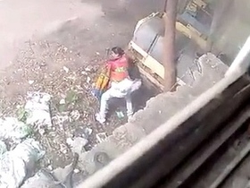 Watch a hot Indian couple fuck in the back of a van