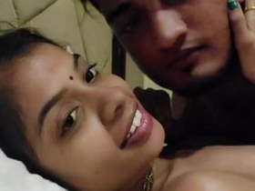 Cute Bengali girl gives a sweet blowjob