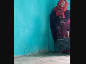 Bengali girl in hijab gives oral and has sex