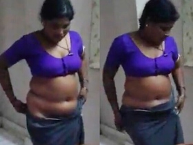 Curvy bhabi flaunts her belly button in erotic video