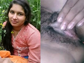 Sister and brother have an outdoor sex session in the jungle