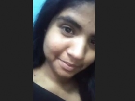 Indian girl flaunts her tits and pussy in a solo video