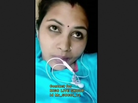 Sapna Bhabhi's live show on Bigo