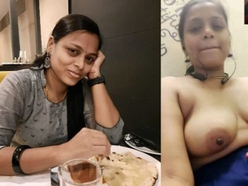 Bhabi with a hot face gets hard in MMS