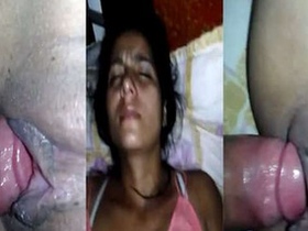 Indian couple enjoys rough sex with a shaved pussy