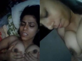 Desi couple enjoys intimate moments in clear sounding video with Hindi tag