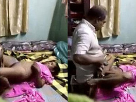 Hidden camera captures owner's regular sex with maid
