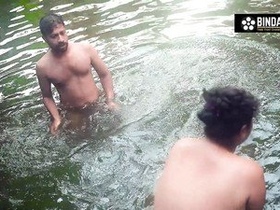Desi Bhabhi's water takes me to the hub of her choda in Hindi audio