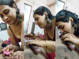 Shabnam, a naughty Indian housewife, performs a sensual oral sex act