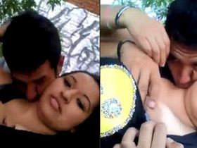 Horny couple's outdoor adventure