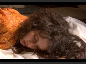 A British-Indian woman masturbates on camera and reaches climax