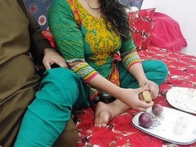 Indian stepmom seeks aid from her stepfather in Hindi and then has sex with produce