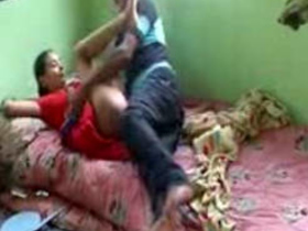 Indian sister-in-law privately assaulted by her brother-in-law in their residence