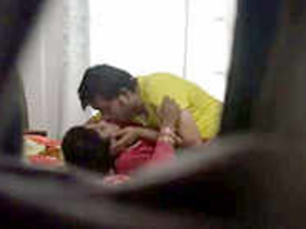 Desi couple enjoys ice creams and romance in the bedroom