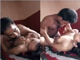 Desi couple's steamy sex in a village setting