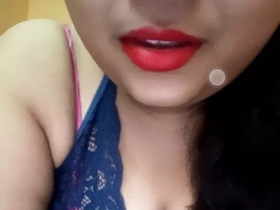 Two Indian women strip and chat on webcam in erotic display