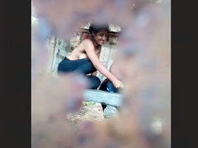 Recently enhanced outdoor sex MMS collection gets leaked, watch the complete video now