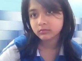 Cute Indian girl with nice boobs in a collage video