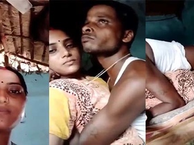 Indian wife Dehati shows off her big tits and sexy pussy in homemade video