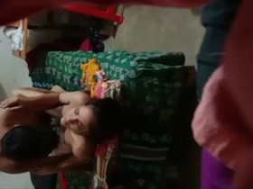 Village girl gets naughty in a hidden camera sex video