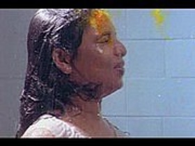 Sensual Indian in shower films of B grade quality