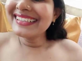 Indian bhabi flaunts her big boobs in a village setting
