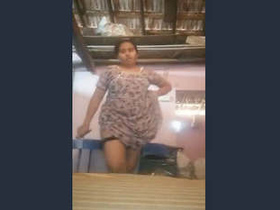 Horny Tamil girl pleasures herself on camera