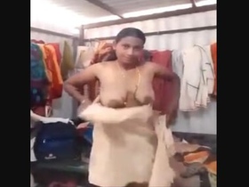 Naughty Tamil wife films herself in secret camera