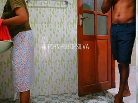 Desi woman engages in intimate activities within her bathroom