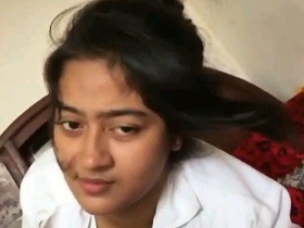 Cute Indian teenager enjoys oral and vaginal sex