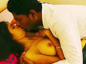 Indian beauty and her partner explore romance