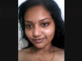 Cute Tamil girl bares it all on camera