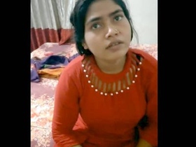 Indian girl's breasts and intimate parts highlighted in video