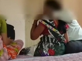 Tamil triplets have sex with two families in this steamy video