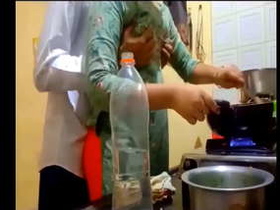 Newlyweds from India share steamy moments in kitchen