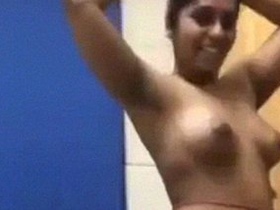 First time nude video of Indian girl in bathroom