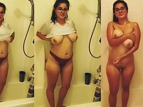 Indian desi girl gets romantic with her boyfriend in sexy dress
