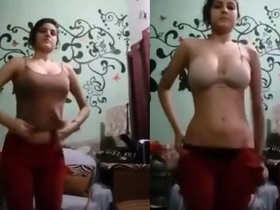 Punjabi desi strips for her boyfriend in steamy video