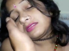 Bhabi and her newly married husband in steamy video