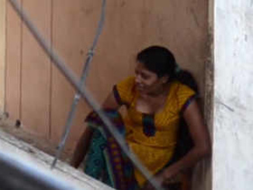 Naughty hostel girls get wild in open space with sexy neighbor