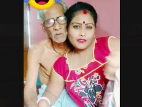 Indian bhabhi's hilarious TikTok video with elderly man