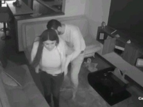 Couple gets frisky in home video before anyone arrives