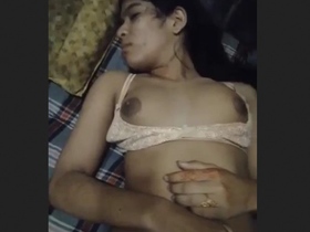 Bhabi's nude body captured after a steamy sex session